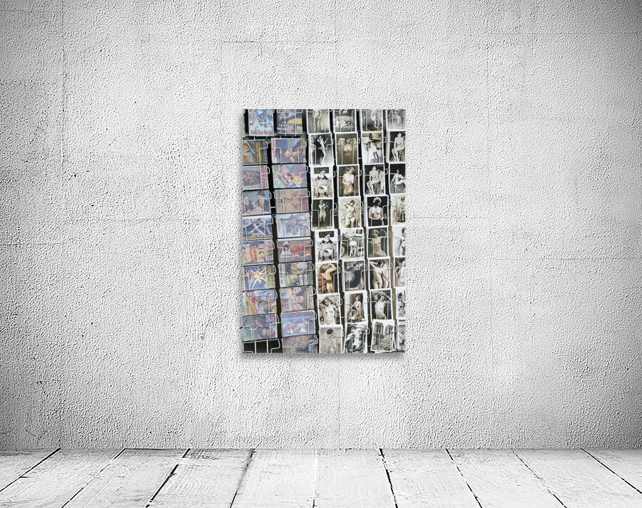 Postcards for sale on the banks of the Seine River - Paris Wall Preview