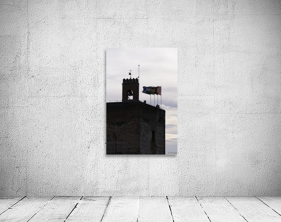 Vela Tower The Alhambra Granada Andalusia Spain Wall Preview