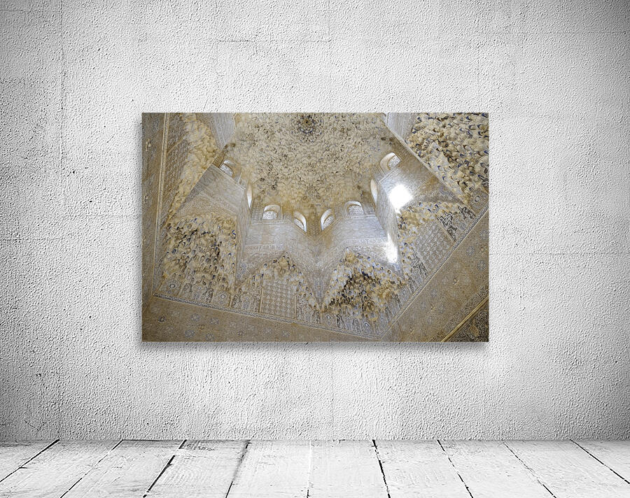 Roof of the Abencerrajes Hall The Alhambra Granada Andalusia Spain Wall Preview