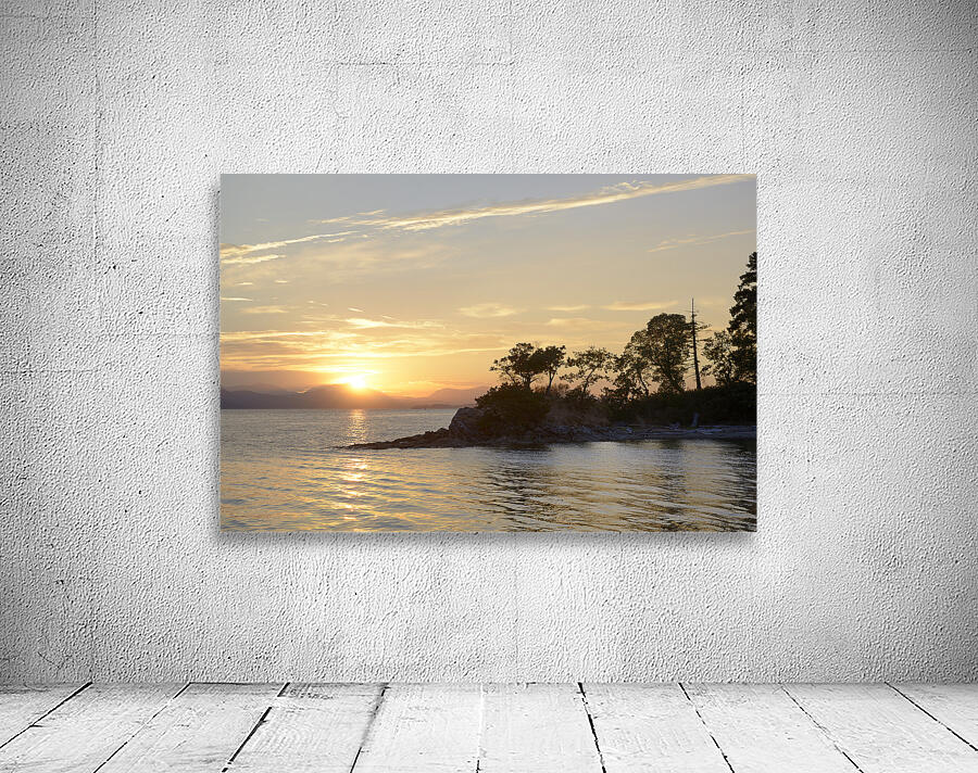 Sunset over Vancouver Island Wall Preview