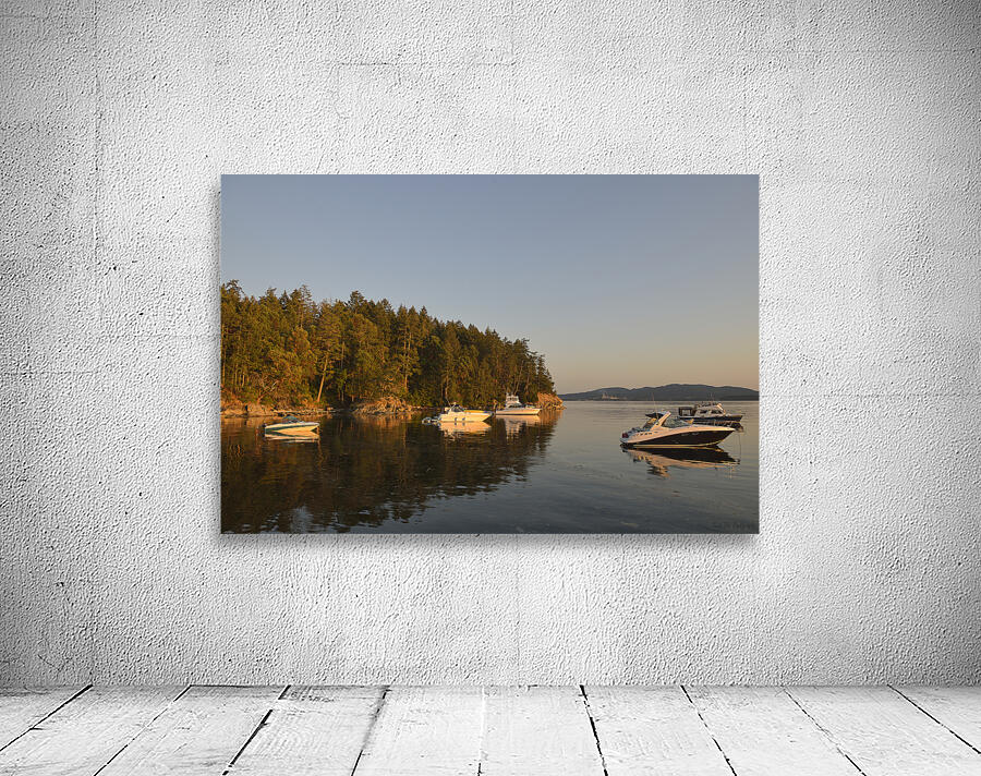 Sunset over Vancouver Island - Tent Island Wall Preview