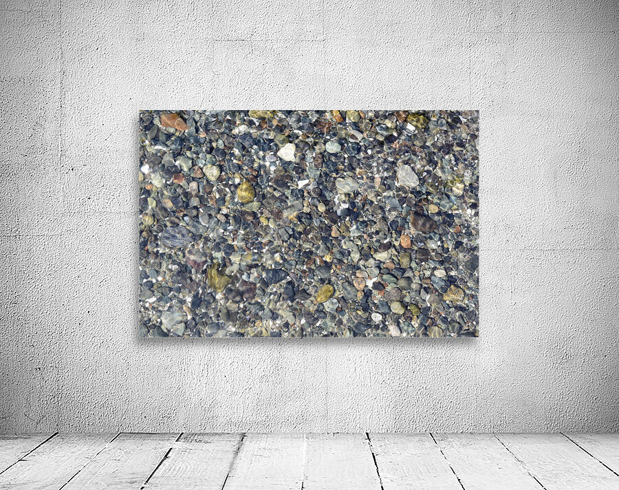 Rocks covered with water - Tent Island Wall Preview