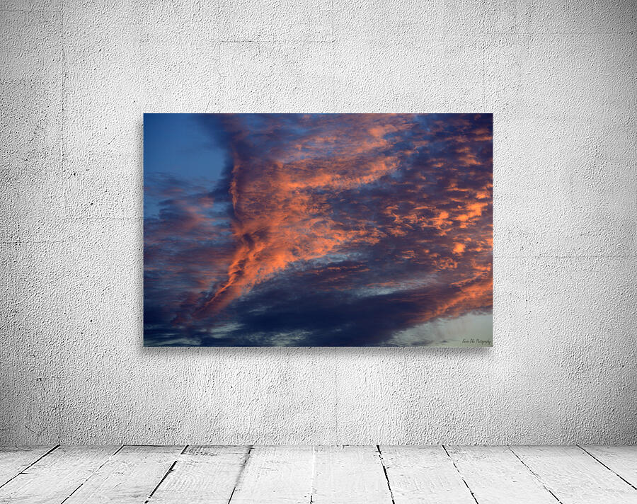 Cloud formation at sunset - Tent Island Wall Preview