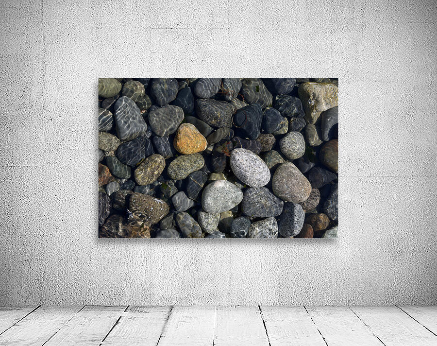 Polished rocks under the water. Sucia Island Wall Preview