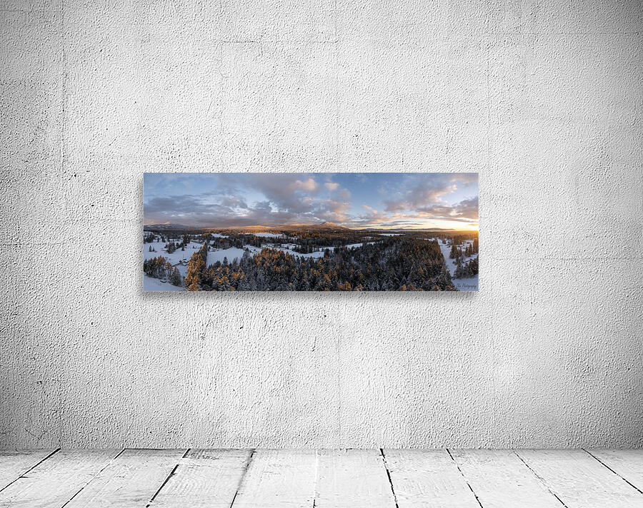 Winter sunrise in the Cowichan Valley Wall Preview