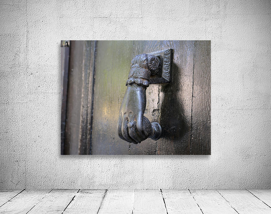 Hand door knocker. Aix-en-Provence. France Wall Preview