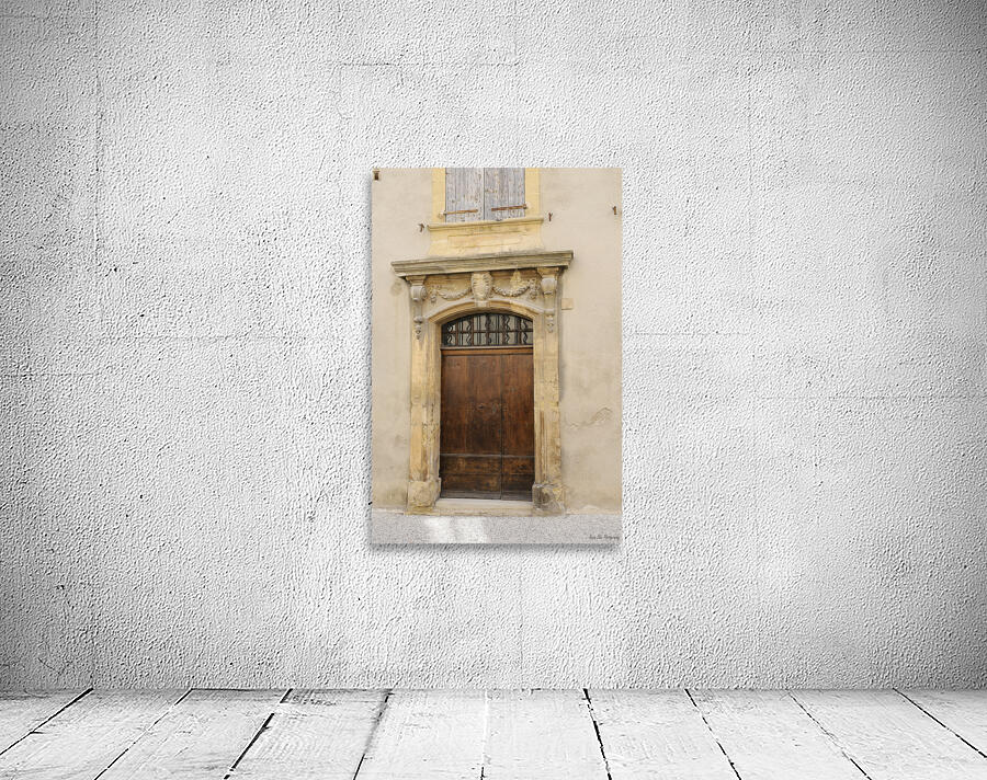 Ornate entry door. Lourmarin. France Wall Preview