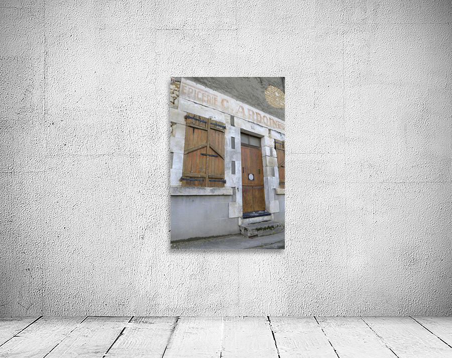 Old door and windows. Herry. France Wall Preview