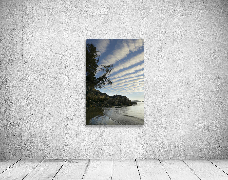 Dramatic clouds above Tonquin Beach Tofino Wall Preview