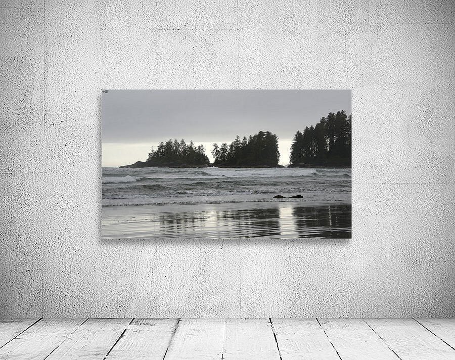 Waves crashing on Florencia Beach Pacific Rim National Park Wall Preview