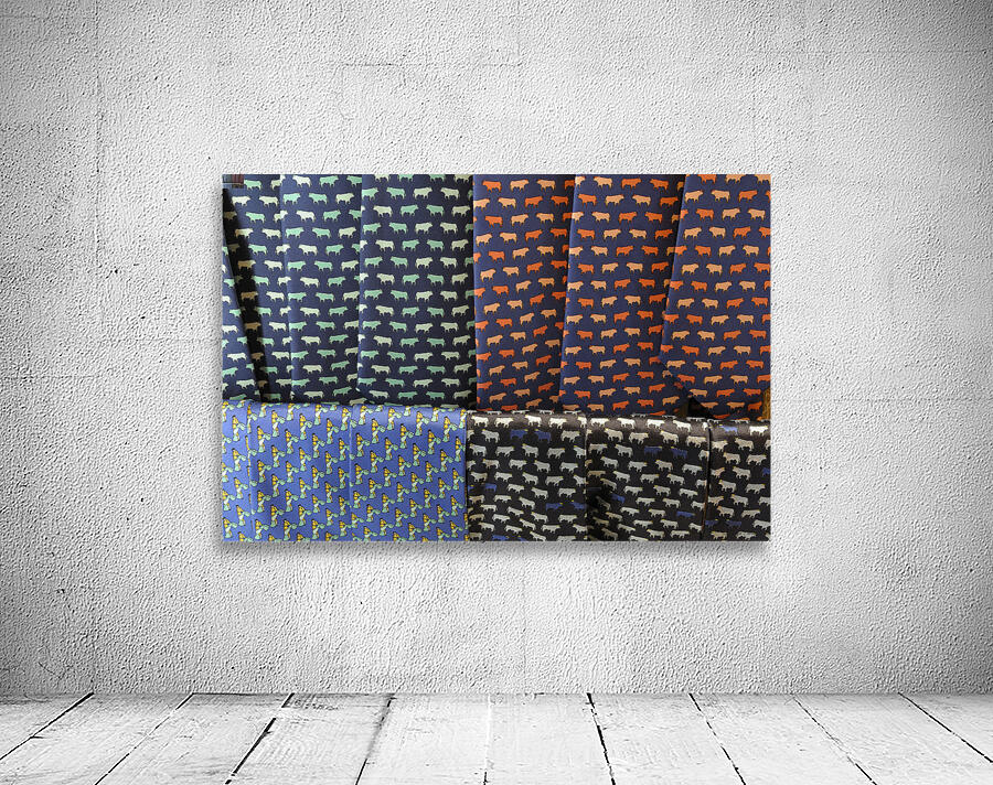 Textile with bull design Carrera de Espinel Ronda Málaga Andalusia Spain Wall Preview