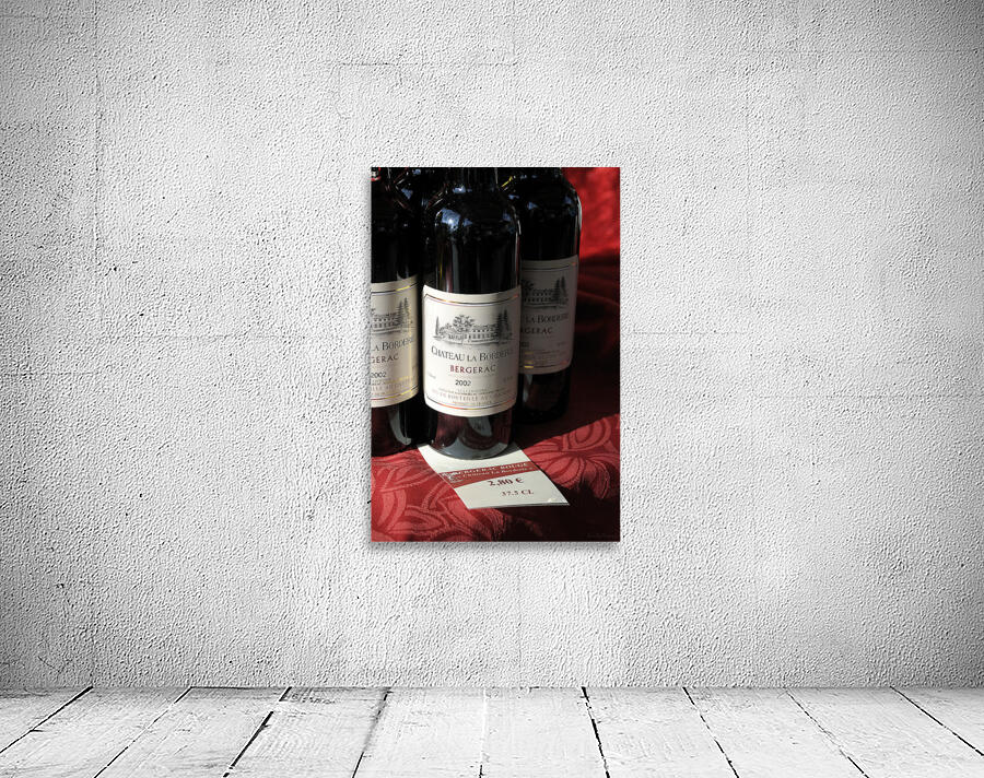 Red Wine Chateau La Borderie Thursday Market Boulevard Saint Germain Paris Île de France France Wall Preview