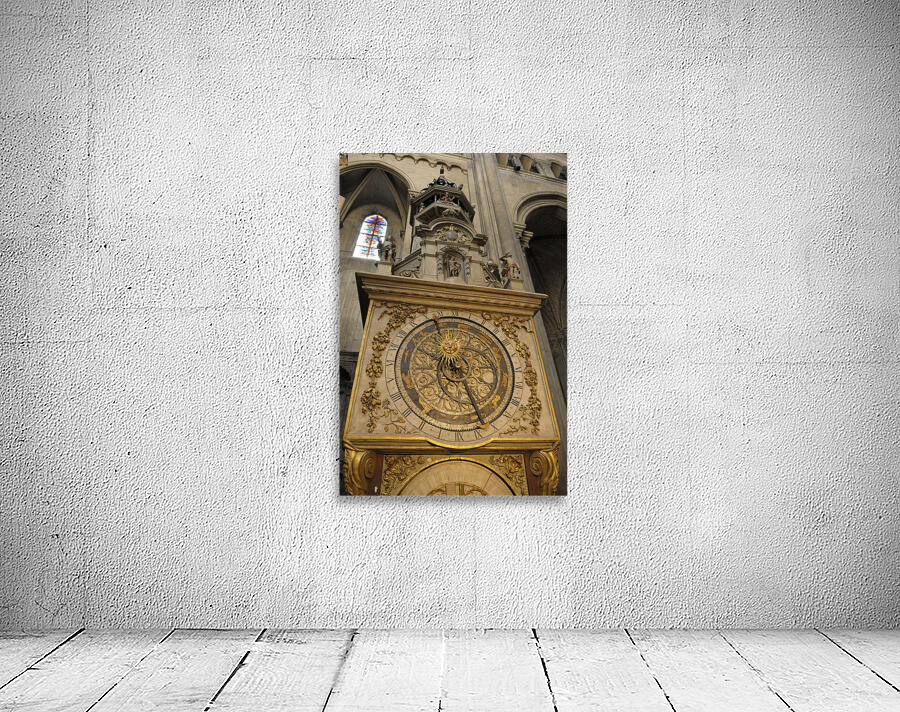 Lyon astronomical clock Cathedrale Saint Jean Baptiste Lyon France Wall Preview