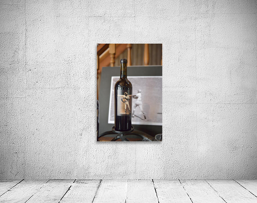 Bottle of Zinfandel wine with Roberto Clemente label The Clemente Museum. Pittsburgh Pennsylvania Wall Preview