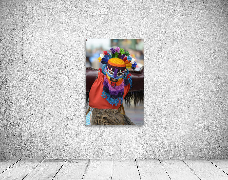 Man doing traditional dance while Quito celebrates the anniversary of its Spanish foundation Plaza de Santo Domingo Quito Ecuador Wall Preview
