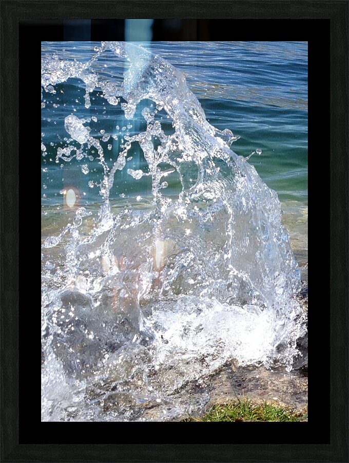 Water splash  Picture Frame print