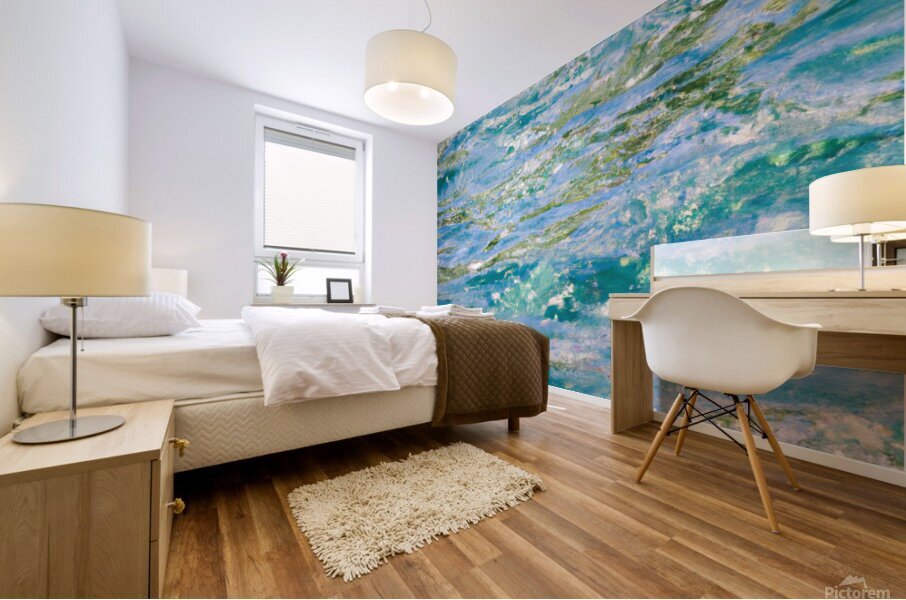 Light blue ocean surface Mural print