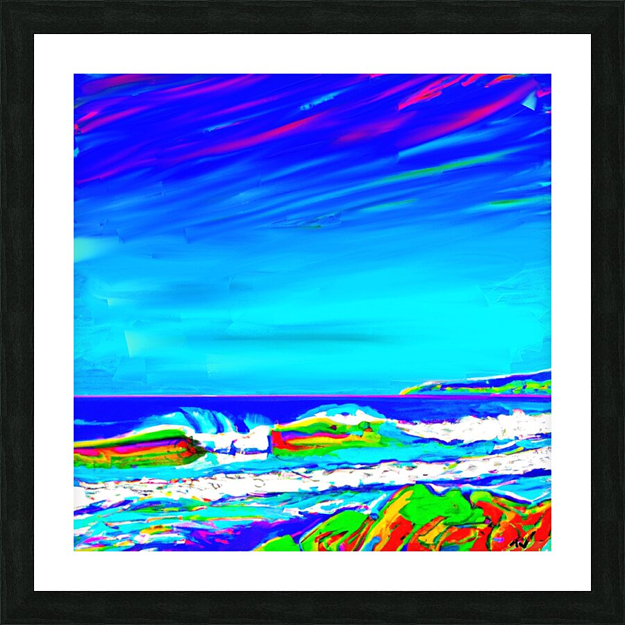 Cape Blanco summer Picture Frame print