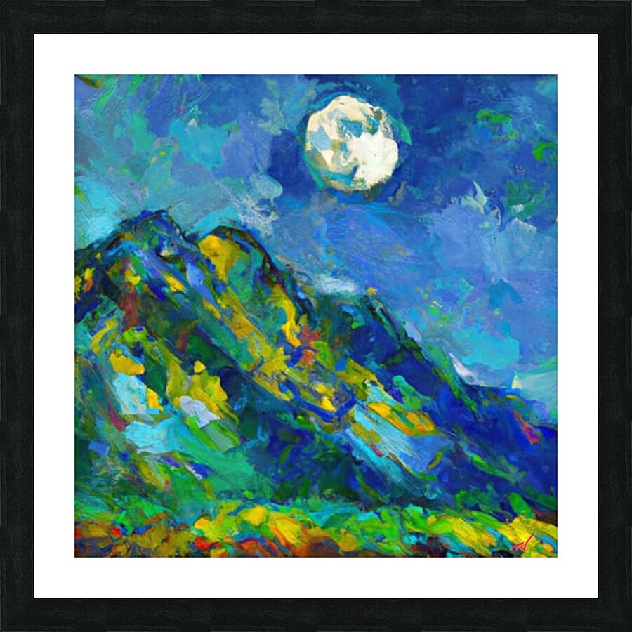 Hanalei moon Picture Frame print