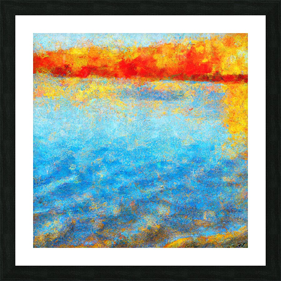 Summer Ripples Picture Frame print