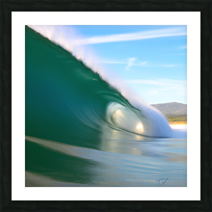 Air brush fun  Picture Frame print