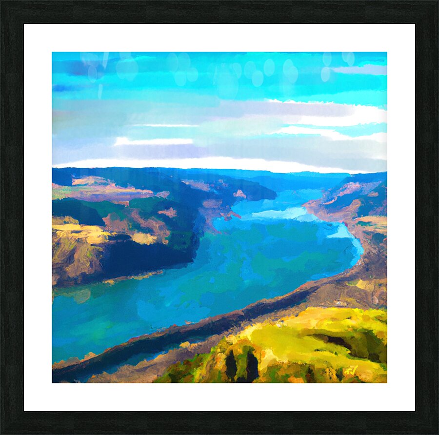 the gorge  Picture Frame print