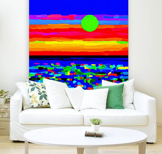 Digital Sunset Reproduction