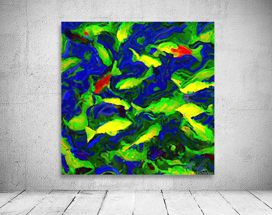 Windy Koi Pond  Wall Preview