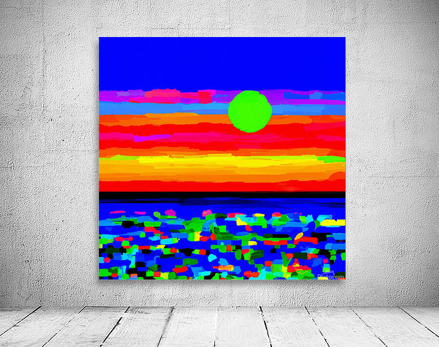 Digital Sunset Wall Preview