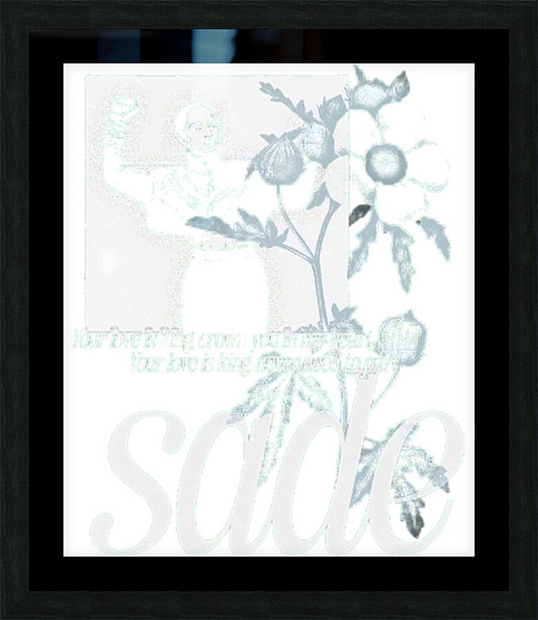 Sade Adu 22 Picture Frame print