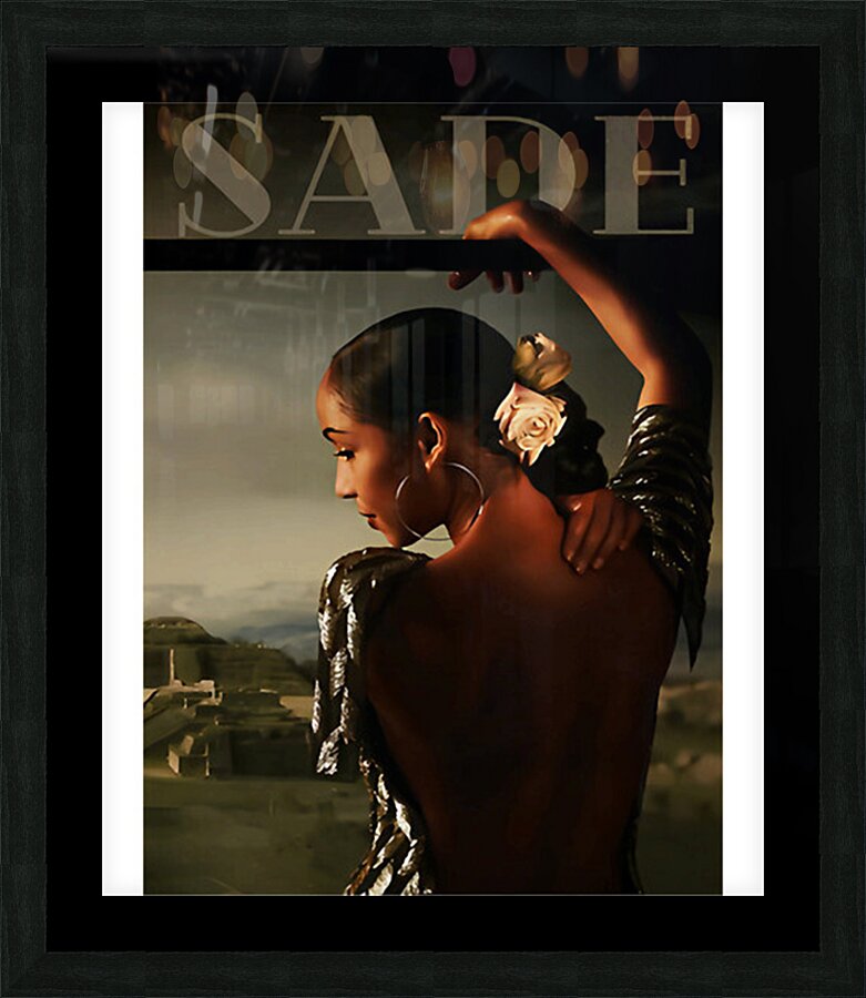 Sade Adu 26 Picture Frame print