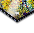 BLUE HERON IN A FANCIFUL GARDEN Acrylic print