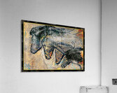 CHAUVET CAVE HORSES stylized Acrylic Print