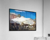 MELTING GLACIER NEAR BANFF impressionist Acrylic Print