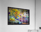 BLUE HERON IN A FANCIFUL GARDEN Acrylic Print