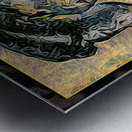 CHAUVET CAVE HORSES stylized Metal print