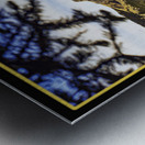 YAMNUSKA MOUNTAIN NEAR BANFF DRIVE BY Metal print