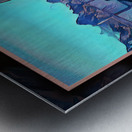 RAILROAD GOTHIC CALGARY TRAIN BRIDGE IN INGLEWOOD Metal print