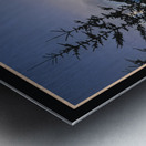 A WINTER SCENE IN THE ROCKIES Metal print