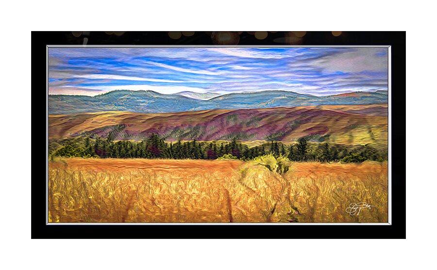 HEAD SMASHED IN INDIGENOUS SITE Picture Frame print