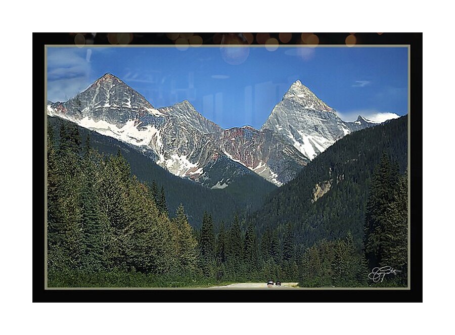 CANADIAN MOUNTAINS Picture Frame print