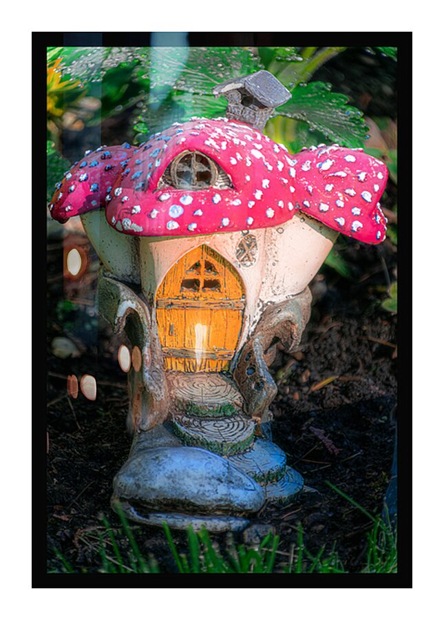 GARDEN HOUSE Picture Frame print