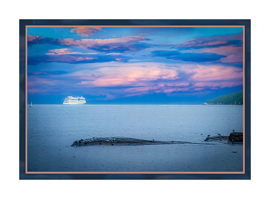 NOVA SCOTIA CRUISING Picture Frame print