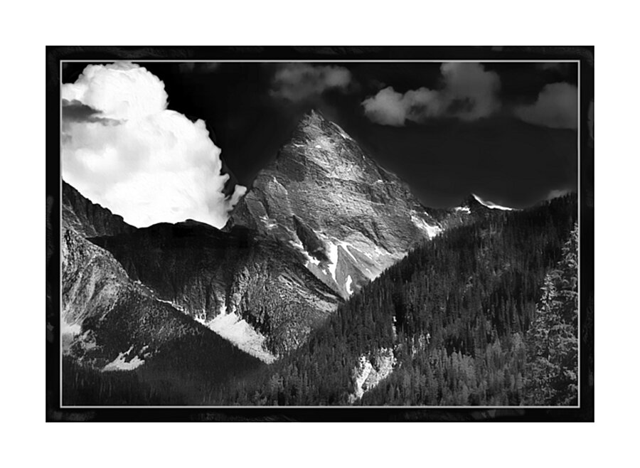 MOUNT SIR DONALD SELKIRKS Picture Frame print