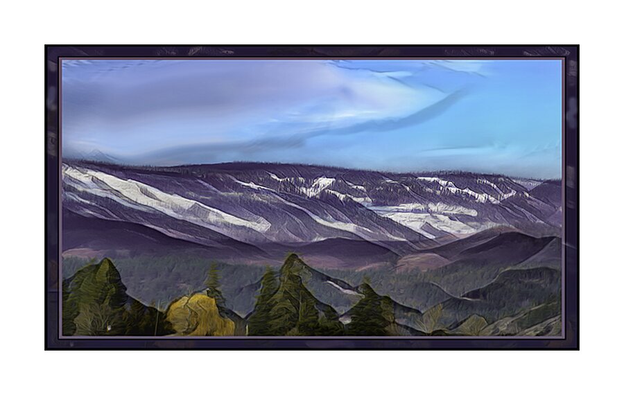 SHUSWAP SMOOTHY Picture Frame print