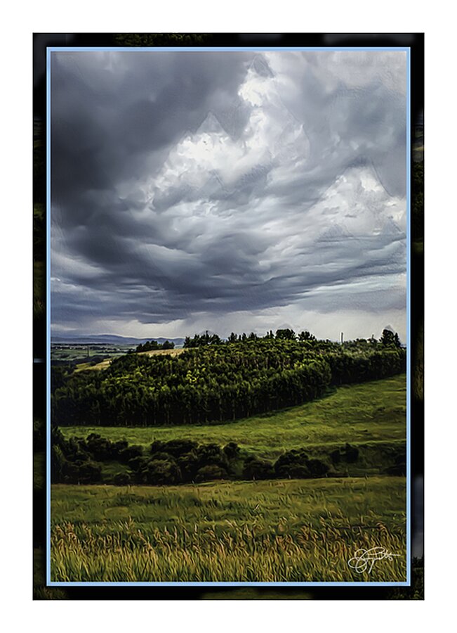 HIGHWAY LANDSCAPE Picture Frame print