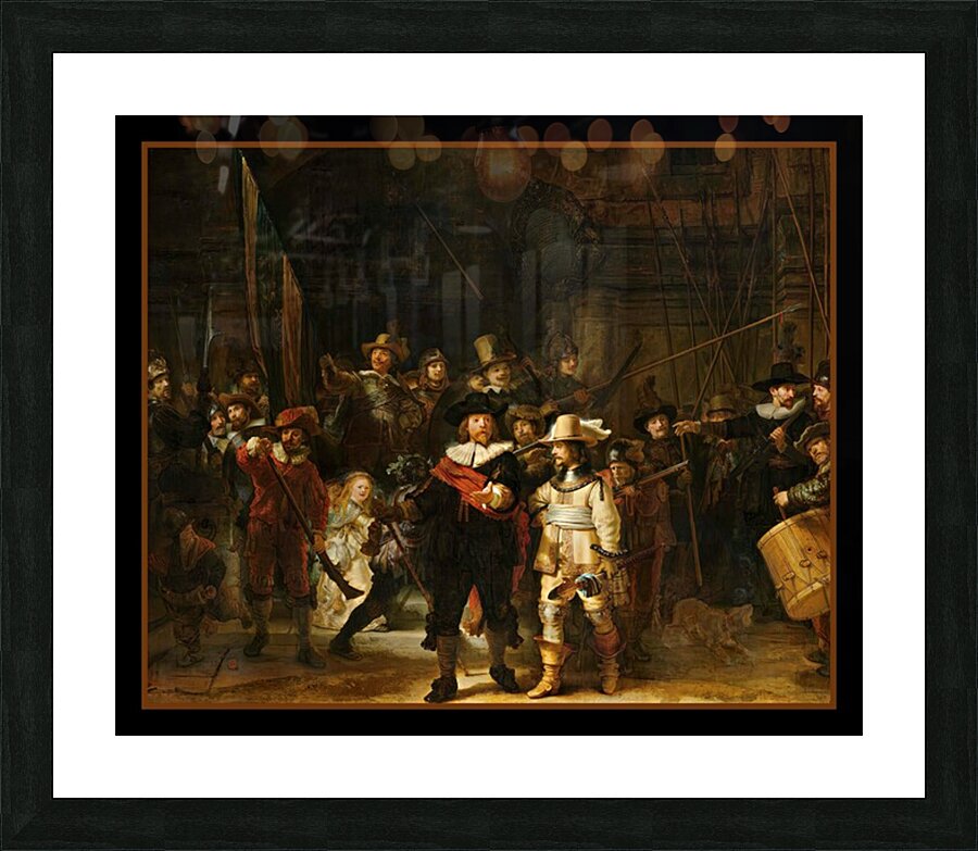 NIGHT WATCH Rembrandt Picture Frame print