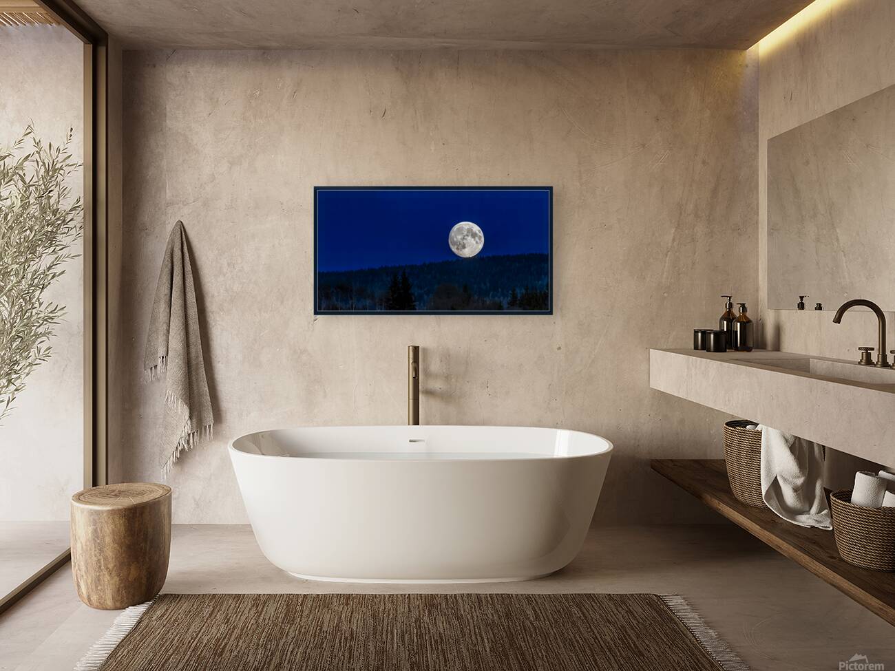 FULL MOON RESTING Reproduction