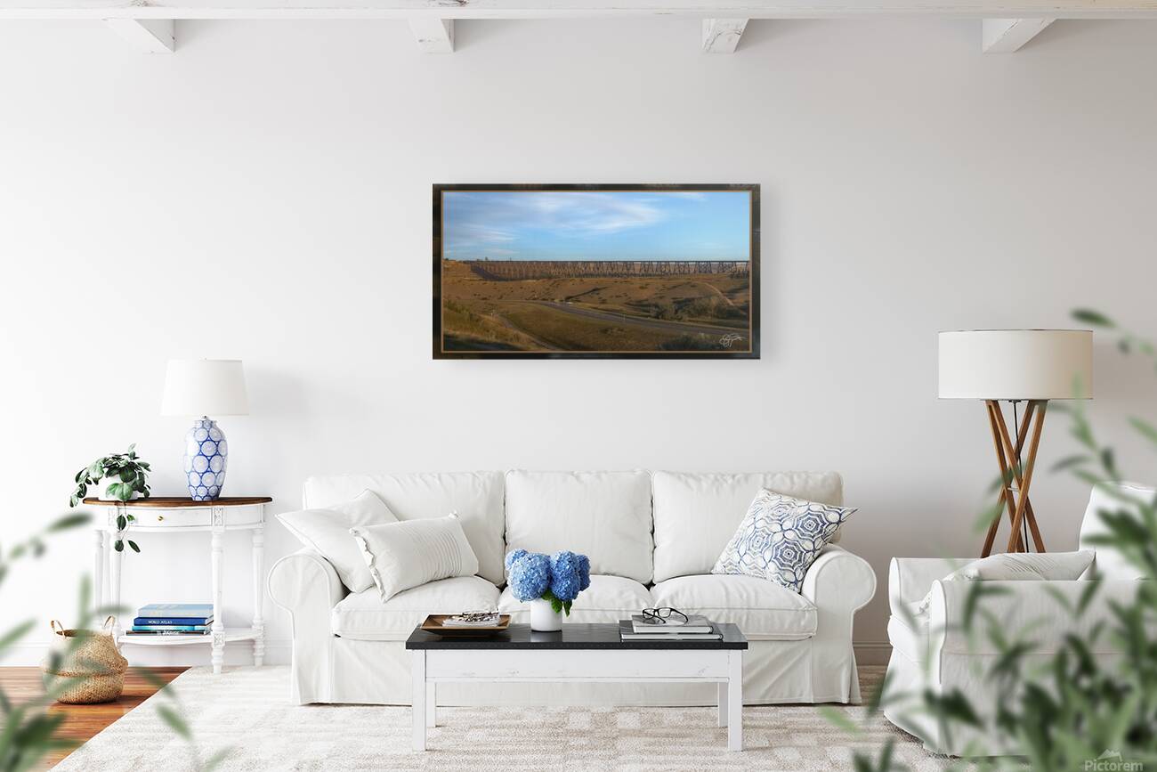 LETHBRIDGE TRESTLE TRAIN BRIDGE Reproduction