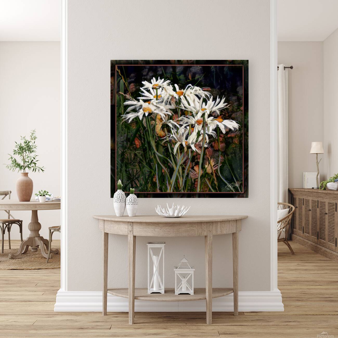 DAISIES DANCING YEAR S END RITUAL Reproduction